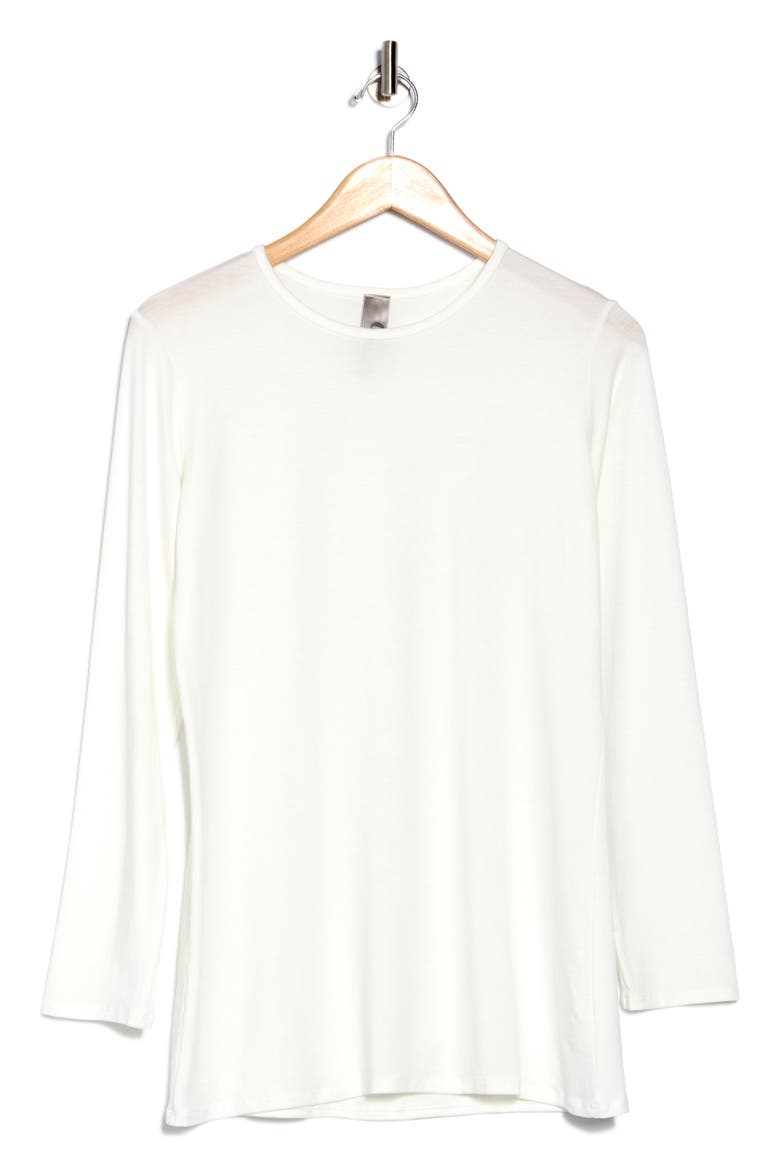 Basic Stretch Modal T-Shirt, Alternate, color, IVORY