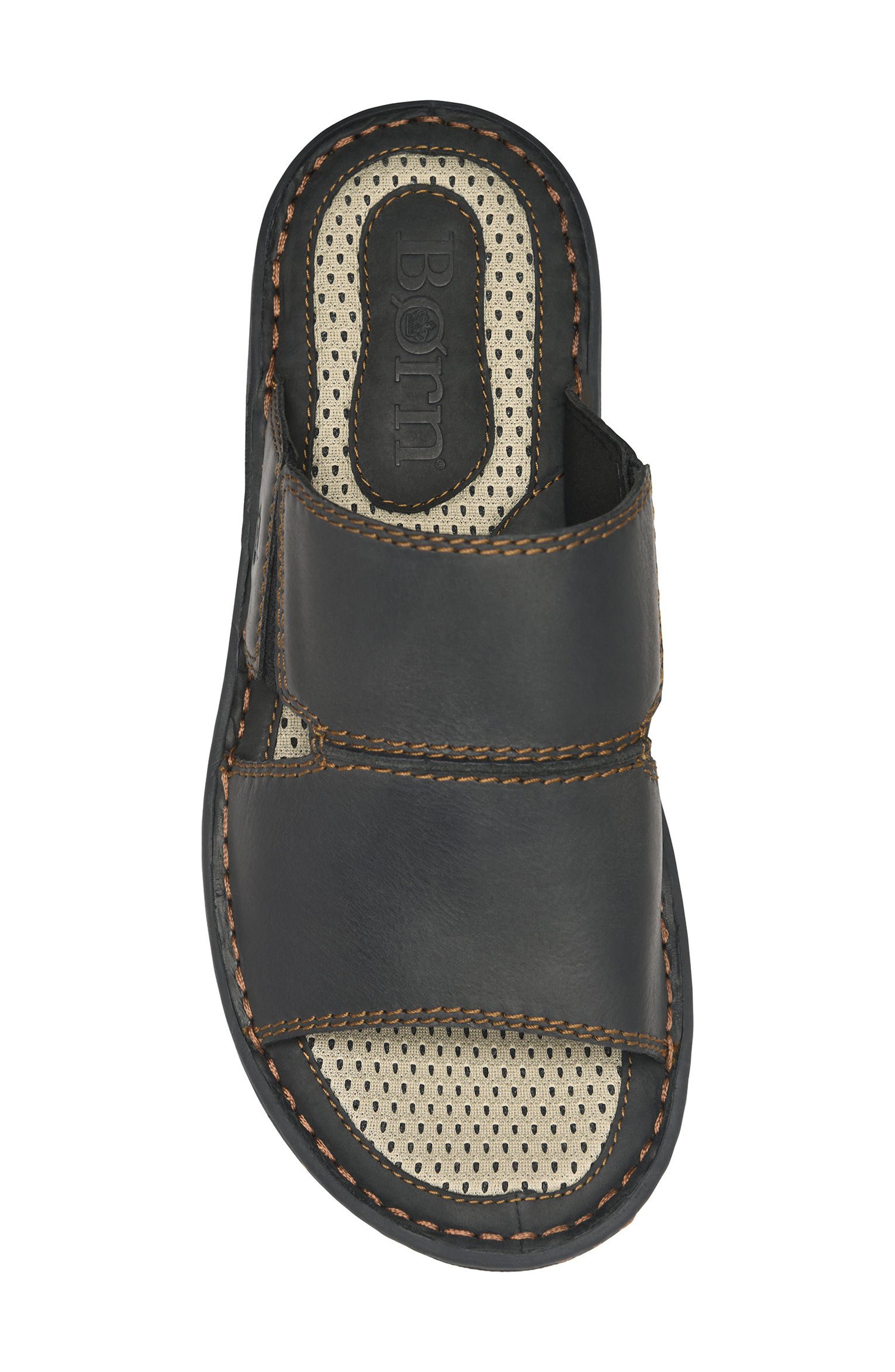 Børn Moyer Slide Sandal, Alternate, color, Black F/ G