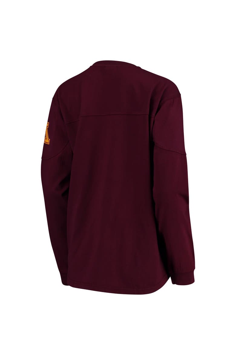 Women's Maroon Minnesota Golden Gophers Edith Long Sleeve T-Shirt, Alternate, color, Maroon
