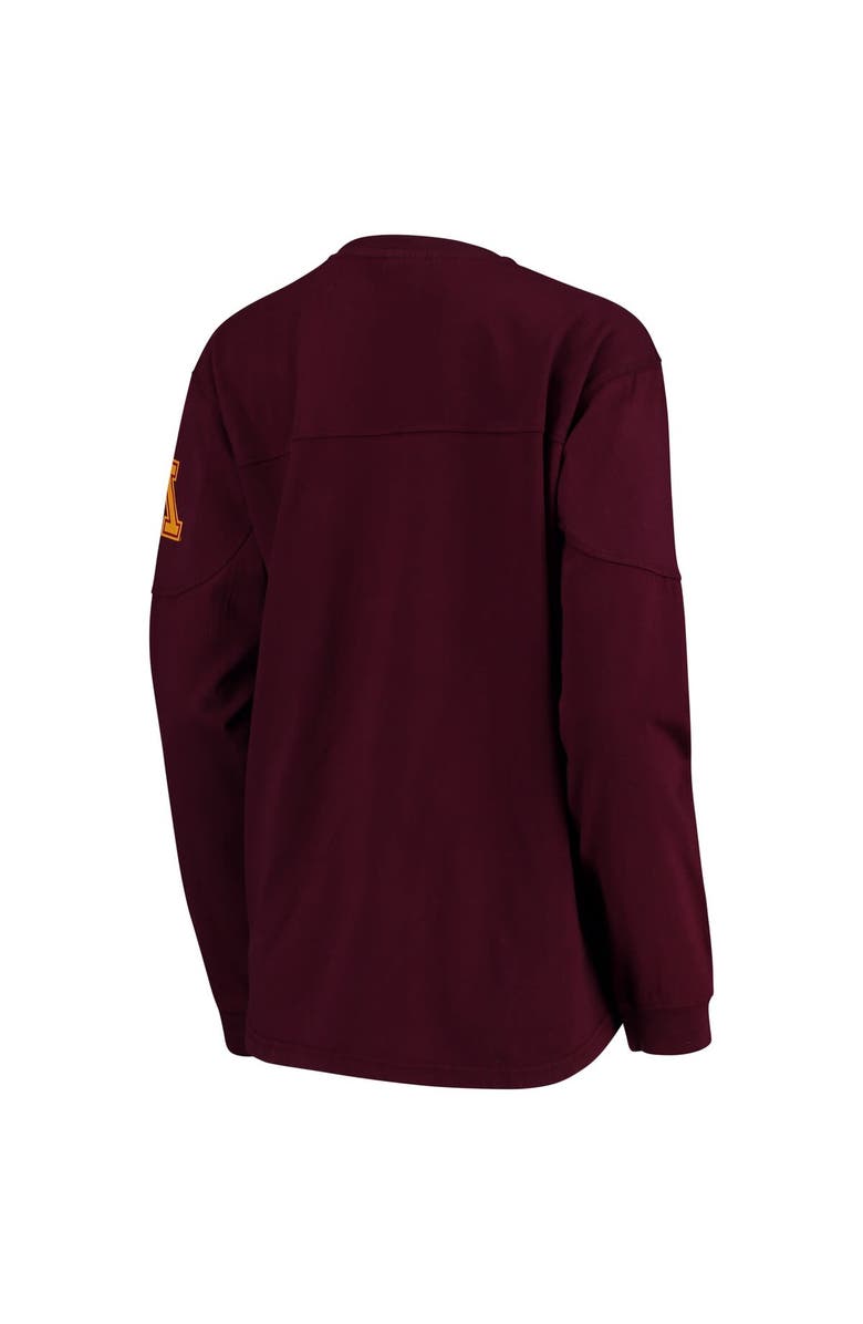 PRESSBOX Women's Maroon Minnesota Golden Gophers Edith Long Sleeve T-Shirt, Alternate, color, Maroon