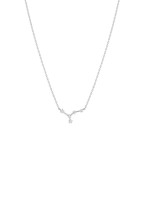 14k Gold Constellation Zodiac Necklace, 12 Zodiac Constellation Holiday Gift Idea