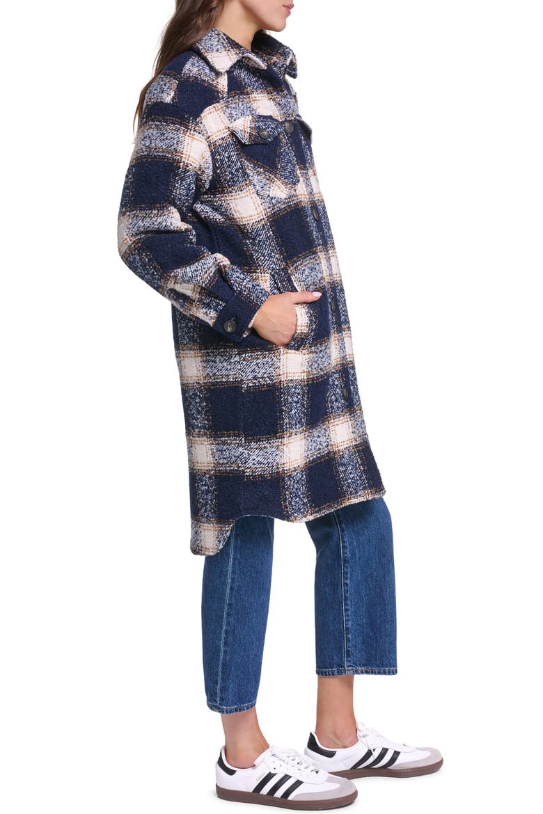 Quilted Longline Shacket, Alternate, color, GERI PLAID