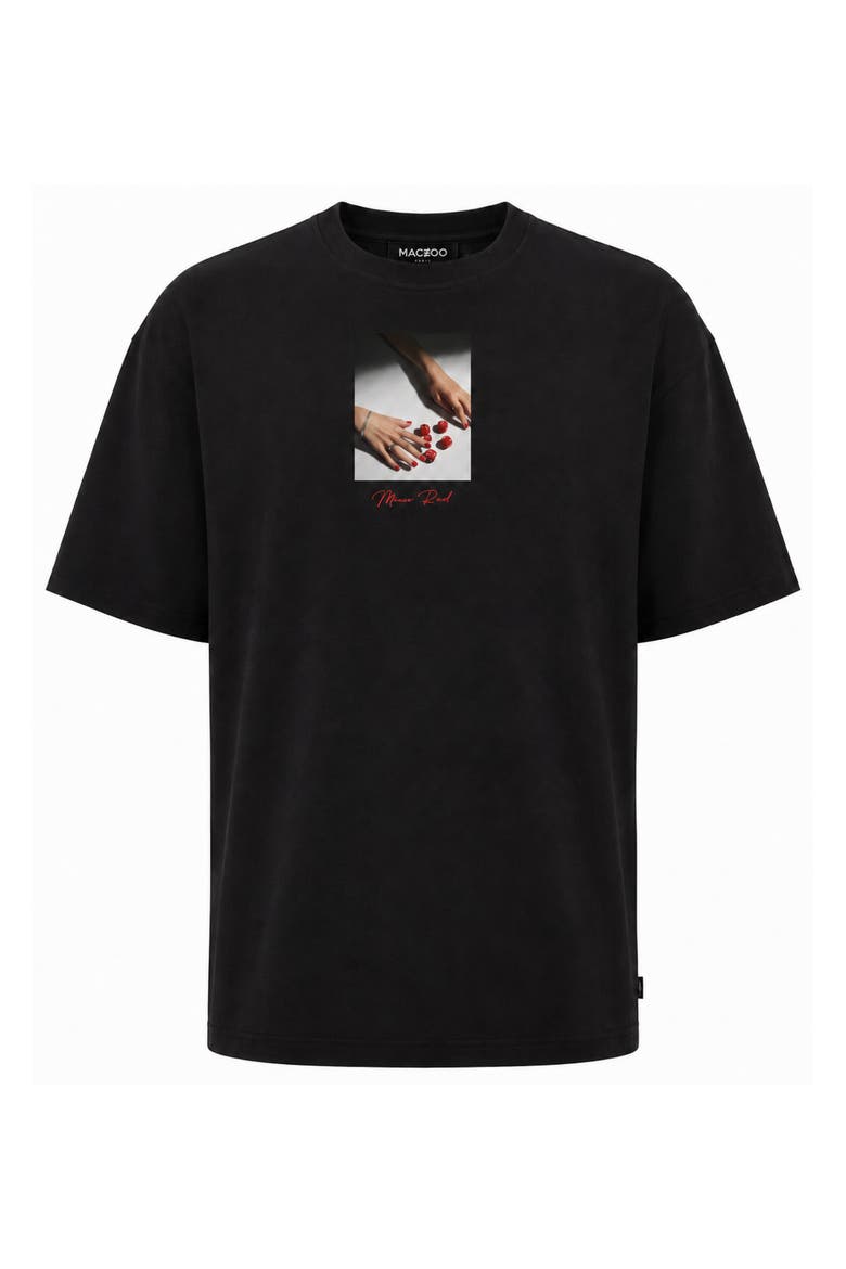 Marthyr Graphic T-shirt, Alternate, color, BLACK