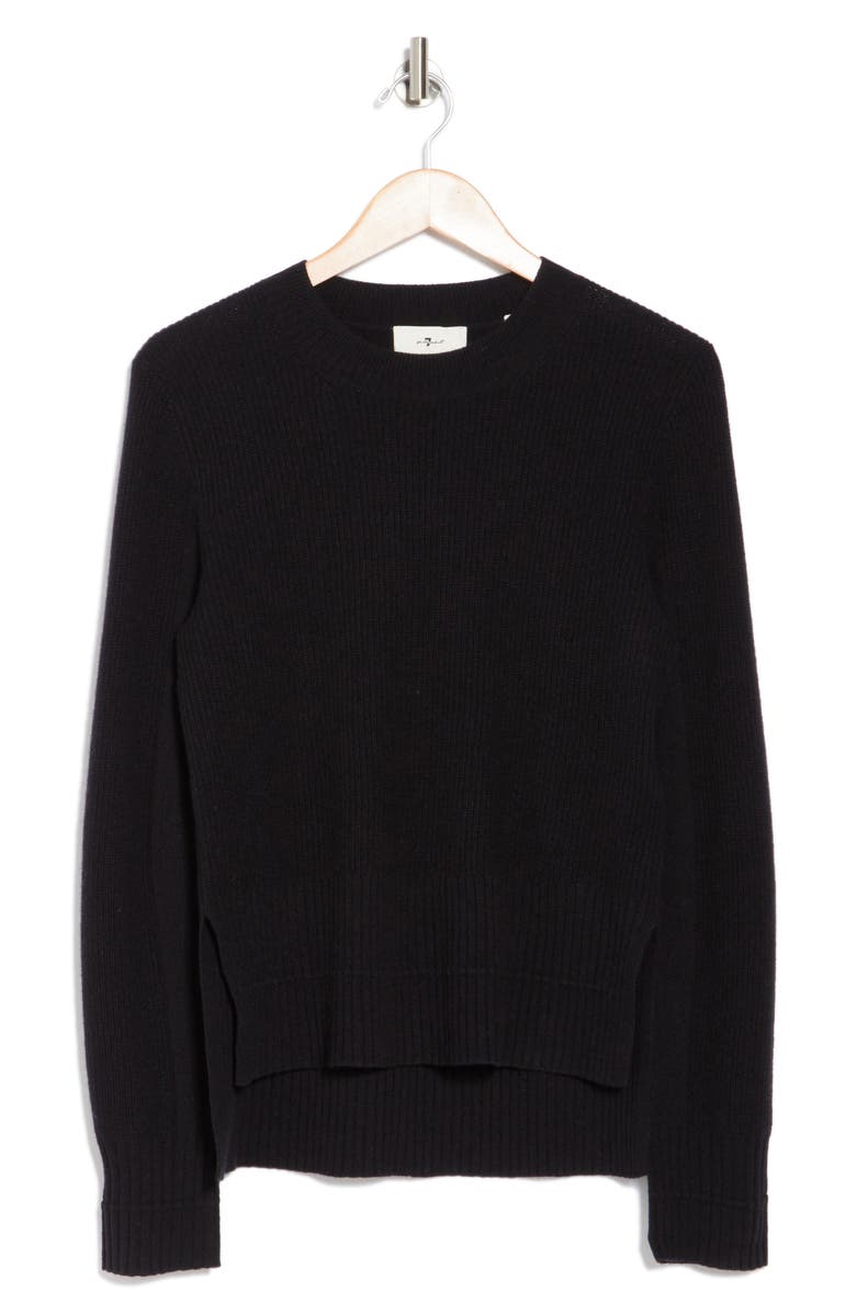 7 For All Mankind Cozy Wool & Cashmere Sweater, Alternate, color, 
