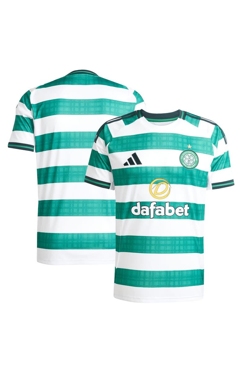 adidas Men's adidas White Celtic 2025/26 Home Replica Jersey, Alternate, color, White