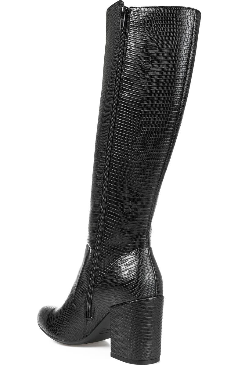 Journee Collection Tavia Faux Fur Lined Tall Boot - Extra Wide Calf, Alternate, color,