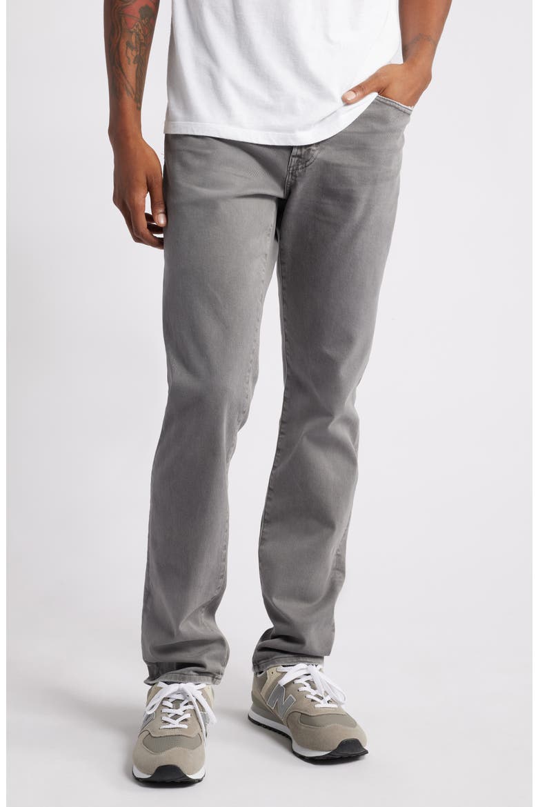 Everett Slim Straight Leg Jeans, Main, color, 7 YEARS SULFUR GRAPHITE IRON