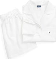Polo Ralph Lauren Crop Cotton Poplin Short Pajamas