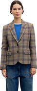 GERARD DAREL Juliane Wool Tartan Blazer