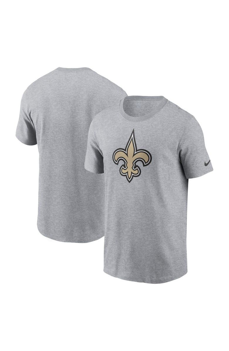 Nike Men's Nike Gray New Orleans Saints Logo Essential T-Shirt, Main, color, Gray