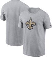 Nike Men's Nike  Gray New Orleans Saints Logo Essential T-Shirt
