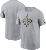 Nike Men's Nike  Gray New Orleans Saints Logo Essential T-Shirt