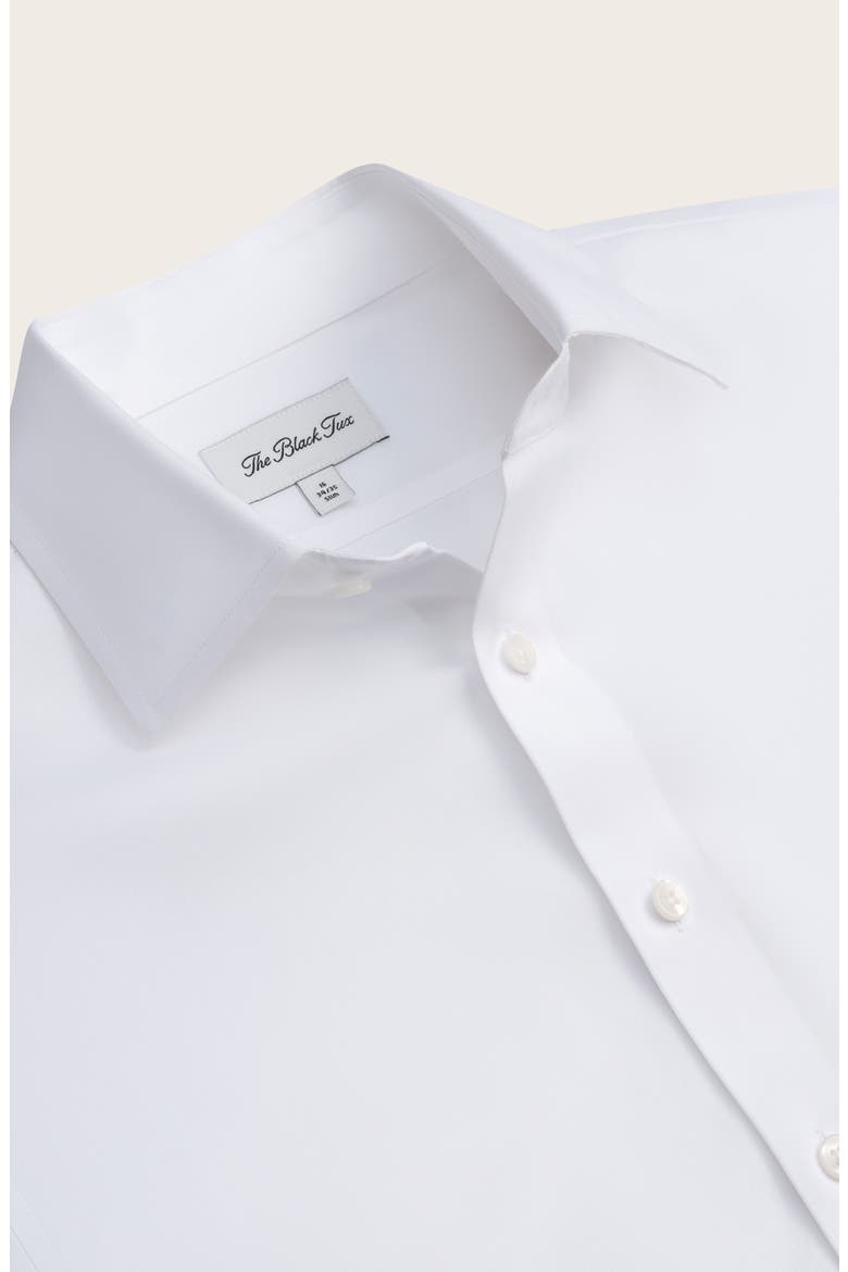 Slim Stretch Cotton Dress Shirt, Alternate, color, White