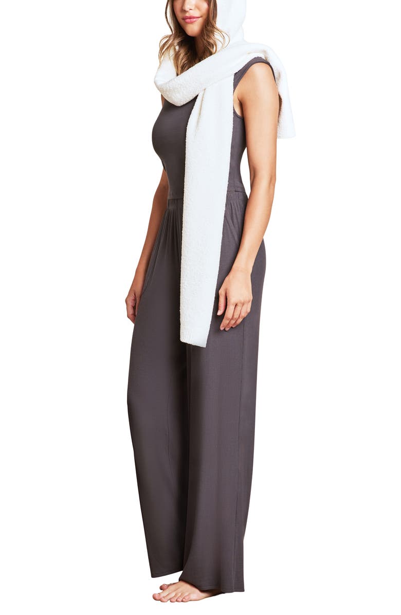 Barefoot Dreams<sup>®</sup> CozyChic<sup>®</sup> Hooded Scarf, Main, color, Pearl