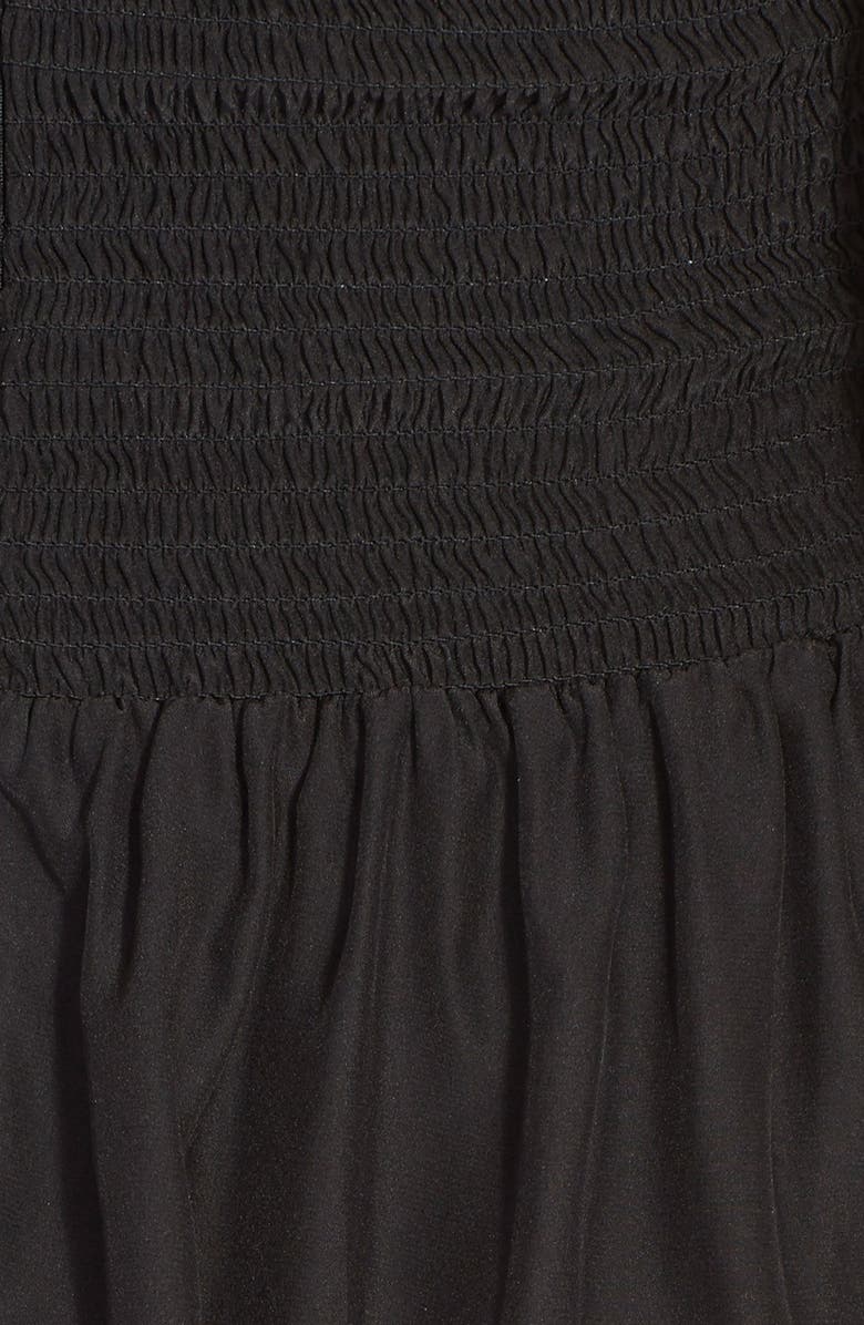 Parker 'Penelope' Silk Peplum Bustier Top, Alternate, color,