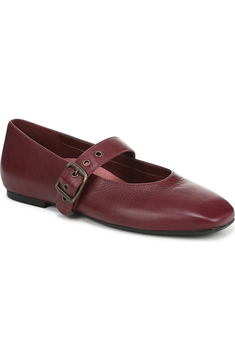 Vionic Heloise Mary Jane Flat, Main, color, Cherry Jubilee