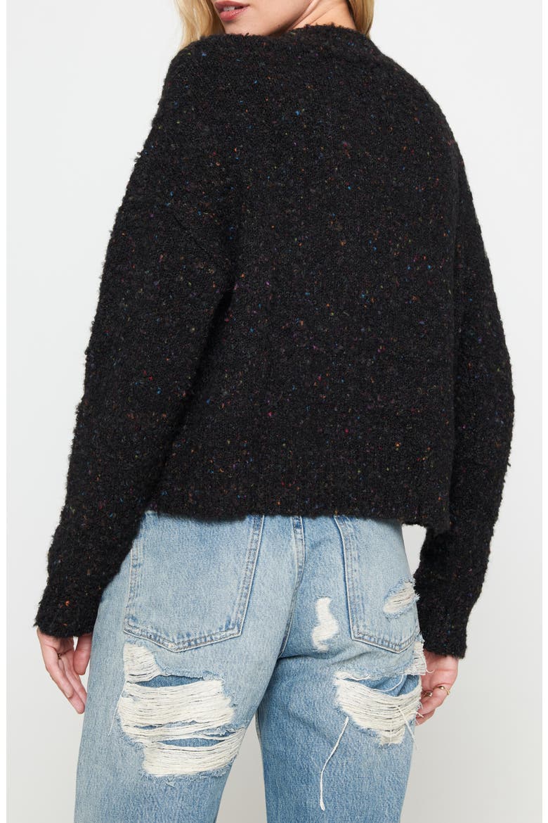 Beatrice Peace Out Alpaca & Wool Blend Sweater, Alternate, color, BLACK MULTI