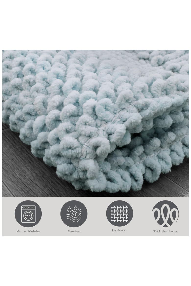 Sophie 2-Piece Bath Mat Set, Alternate, color, PALE BLUE
