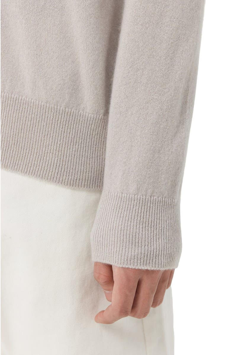 GOBI Mongolian Cashmere Double-Neckline Cashmere Sweater, Alternate, color, Wind Chime