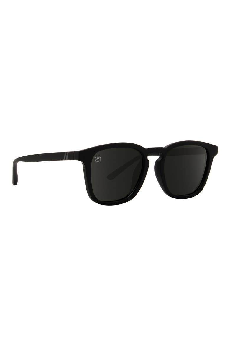 Sydney 49mm Polarized Rectangular Sunglasses, Alternate, color, SOUL SINGER