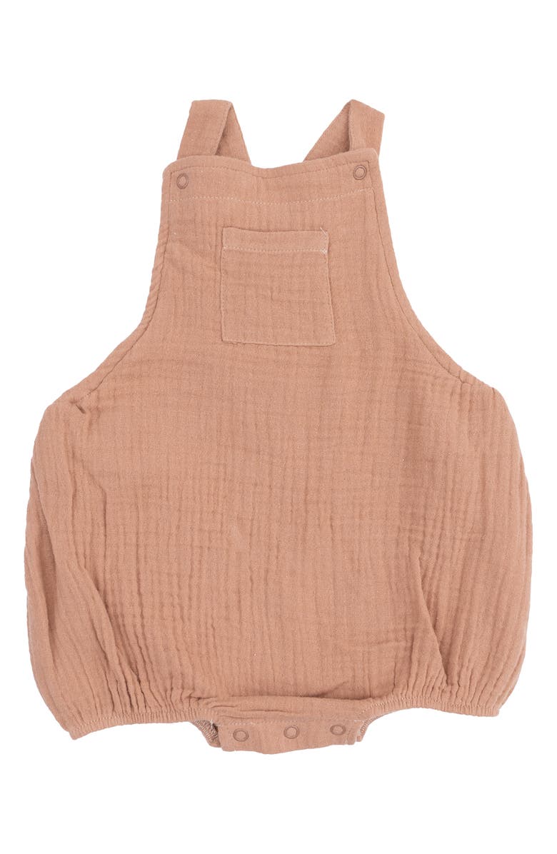 Angel Dear Pocket Organic Cotton Muslin Bodysuit, Main, color, 