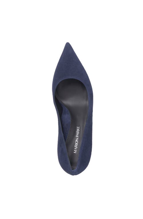 Marion Parke Classic Pump 45 Suede In Blue