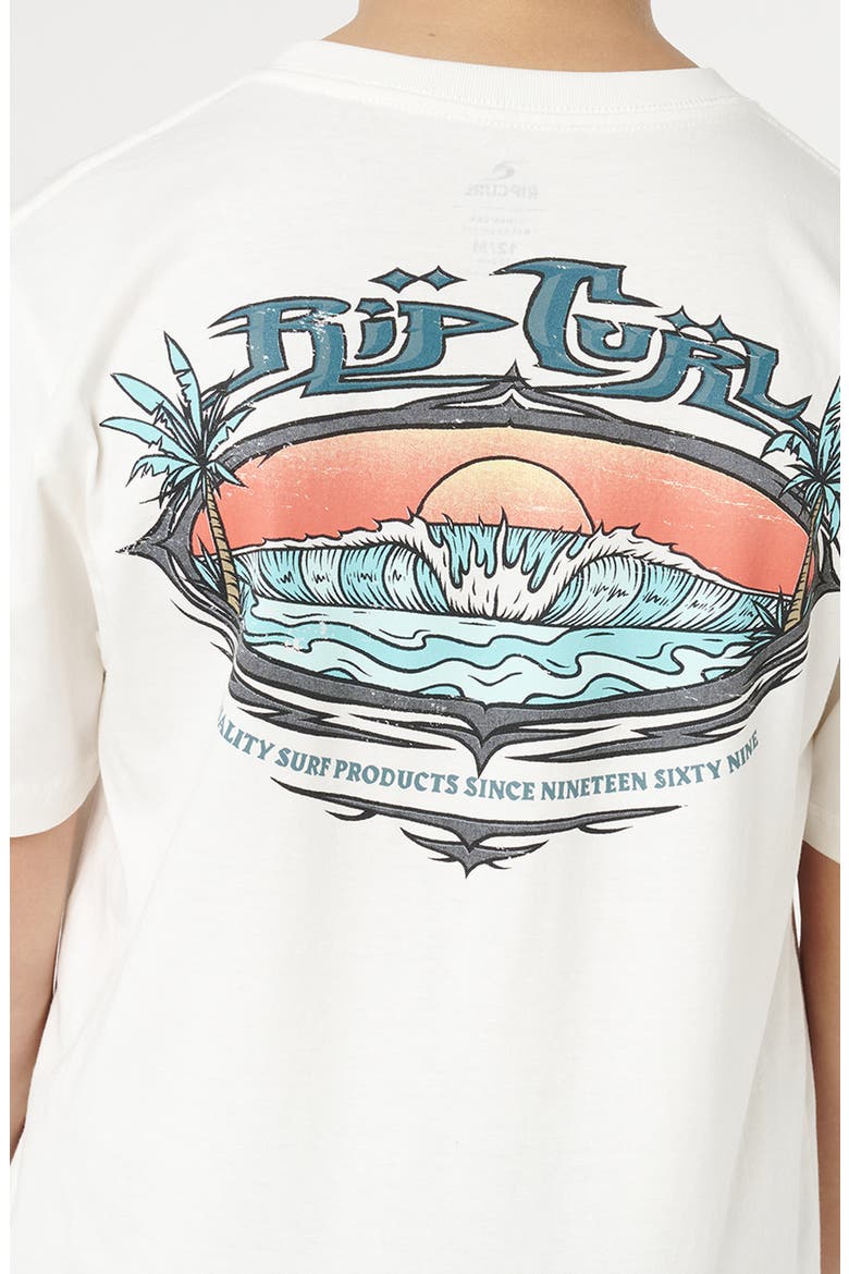 Kids' Hazed and Tubed Graphic Tee, Alternate, color, BONE
