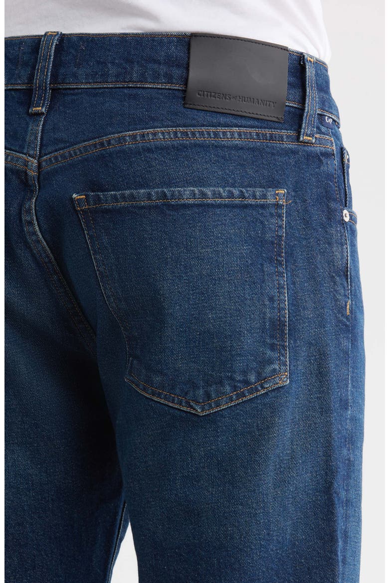 Elijah Relaxed Straight Leg Jeans, Alternate, color, DARK INDIGO