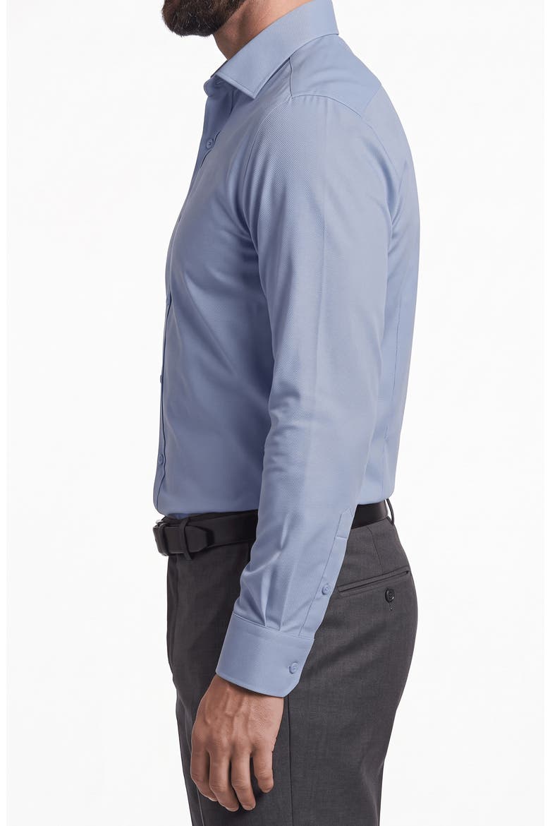Solid Stretch Cotton Dress Shirt, Alternate, color, LIGHT BLUE