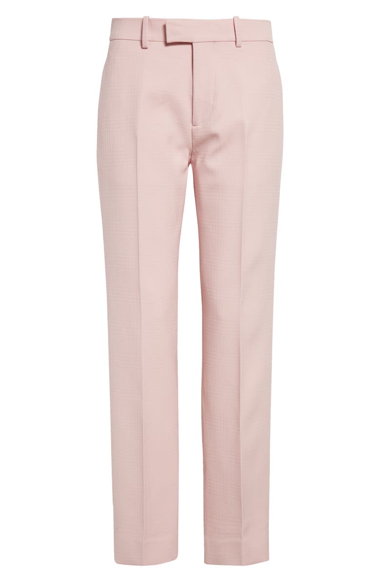 Burberry Tailored Straight Leg Wool Trousers, Main, color, 