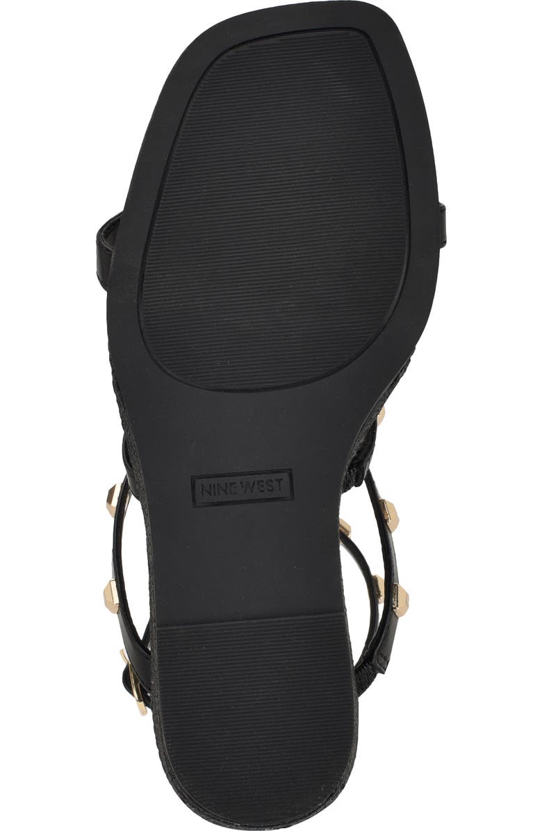 Nine West Sardis Strappy Wedge Sandal, Alternate, color,