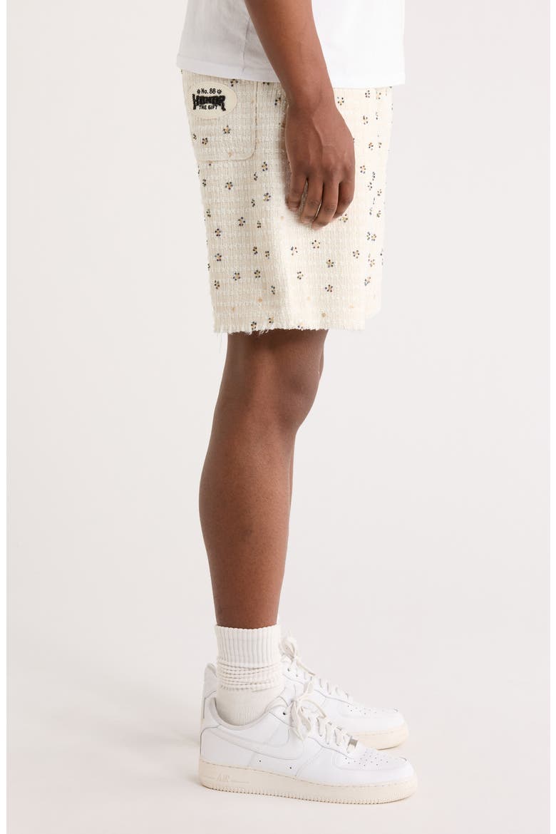 Beaded Shorts, Alternate, color, WHITE