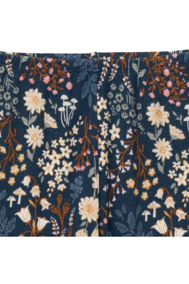 Hacci Pajama Top & Pant Set, Alternate, color, Navy Floral