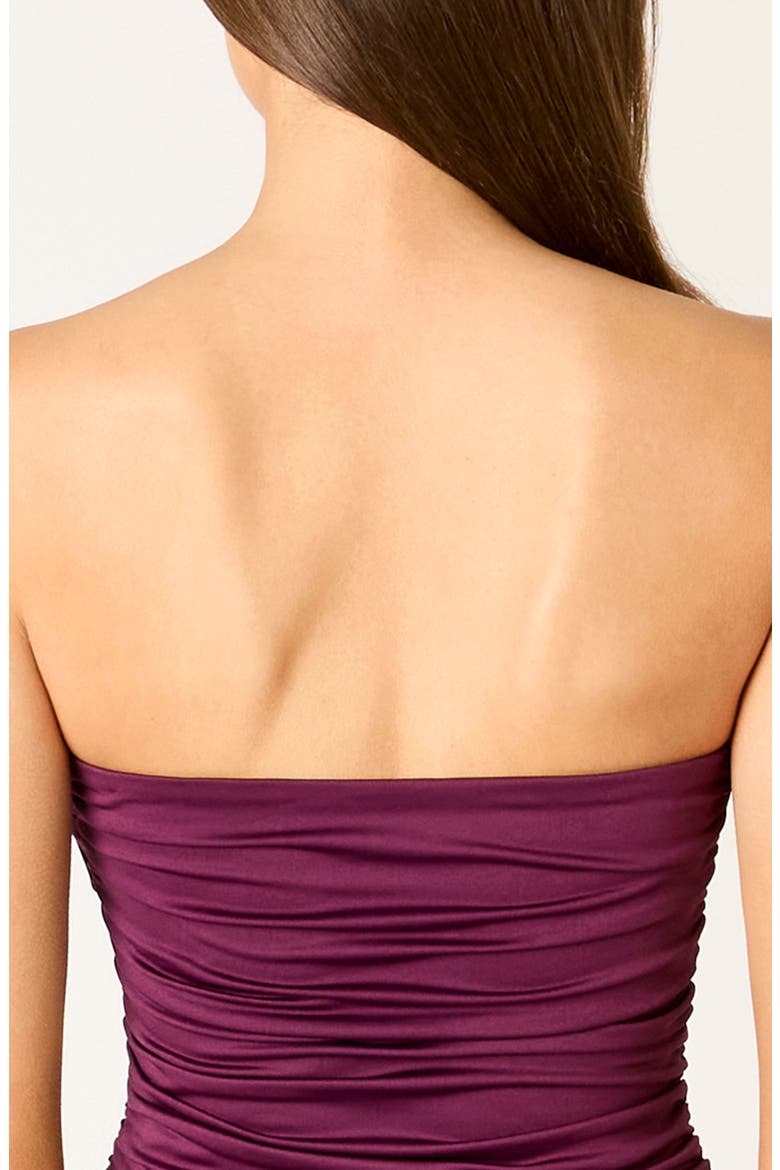 Santal Strapless Jersey Midi Dress, Alternate, color, ORCHID