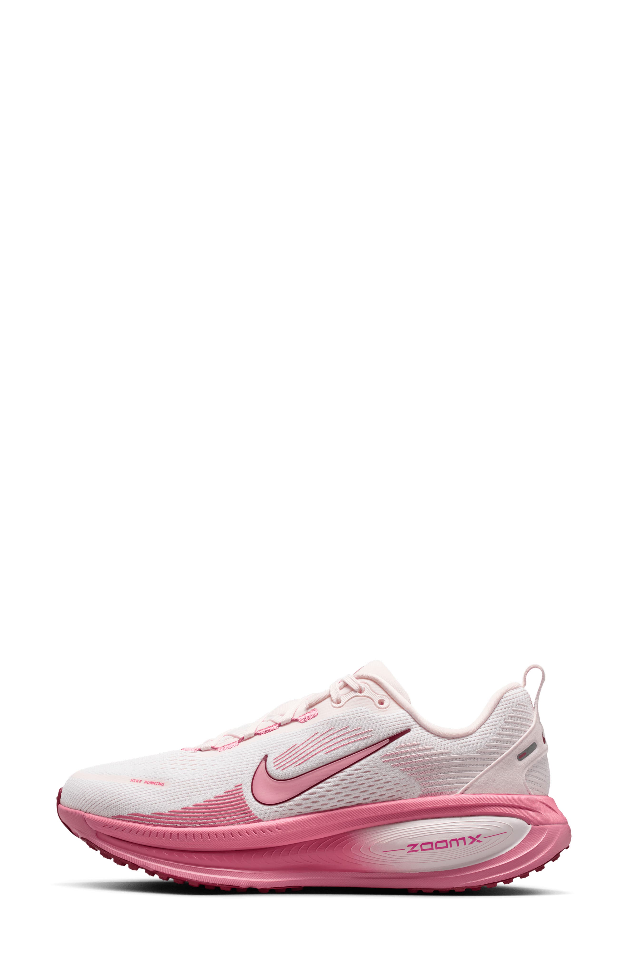 Nike Vomero 18 Running Shoe, Alternate, color, White/ Pearl Pink/ Red/ Peony