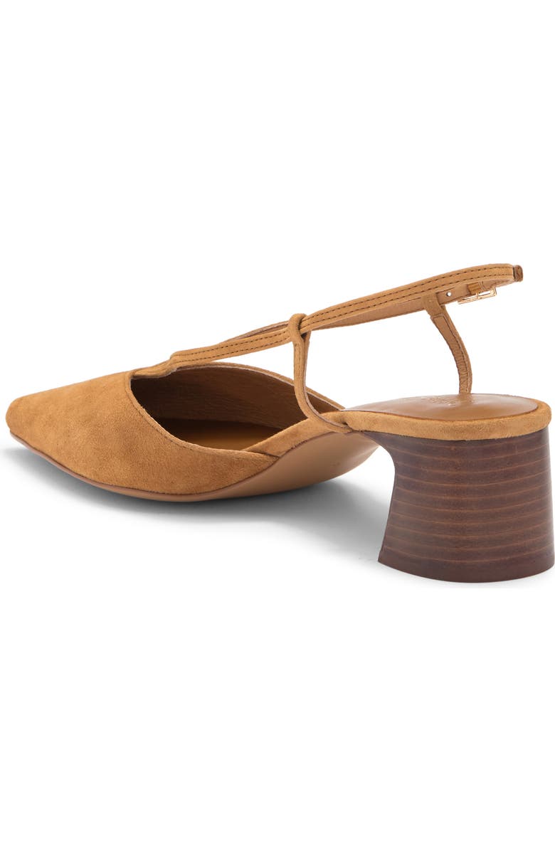 Jeffrey Campbell Annemarie Slingback Pointed Toe Pump, Alternate, color, Tan Suede