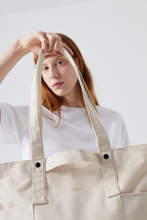 Lefrik Raw Tote Bag In Sand
