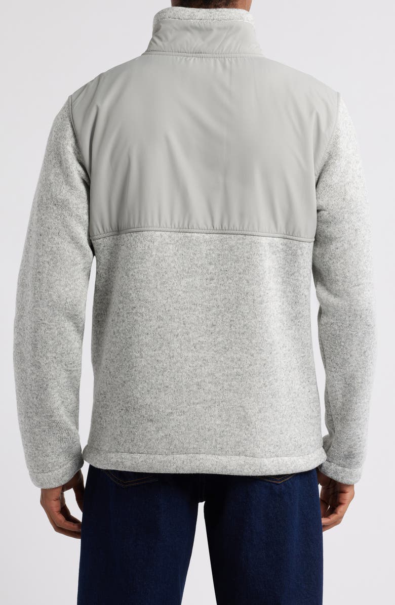 Billabong Boundary Blocked Half-Zip Jacket, Alternate, color, Grey Heather