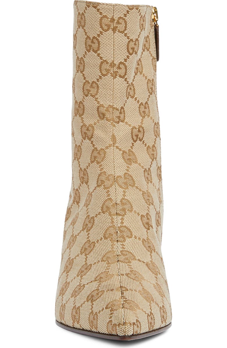 Gucci Trinity Bootie, Alternate, color, 9167 Vintage Sand/ Dark Brown