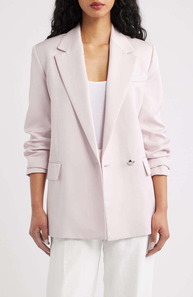 MANGO Americana Marina Blazer, Main, color, Light/ Pastel Purple