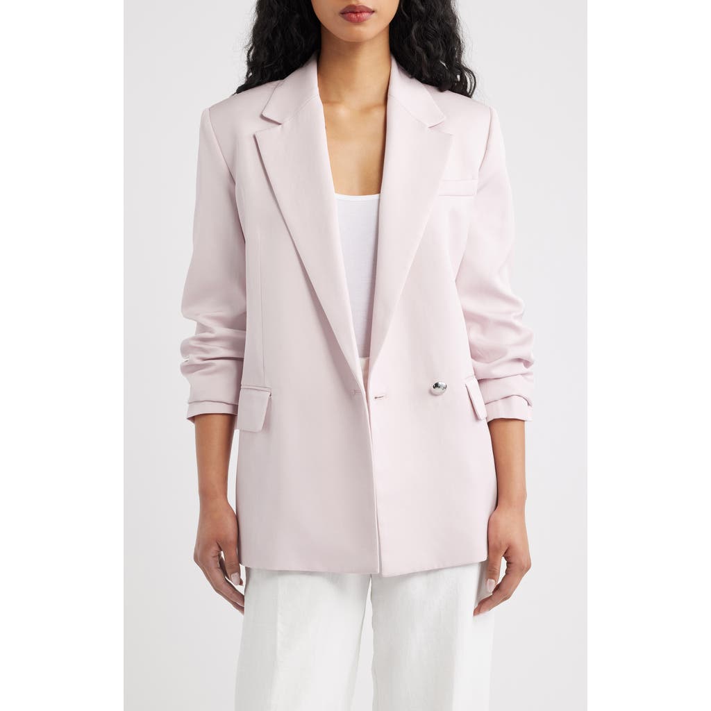 MANGO Americana Marina Blazer in Light/pastel Purple at Nordstrom, Size X-Small