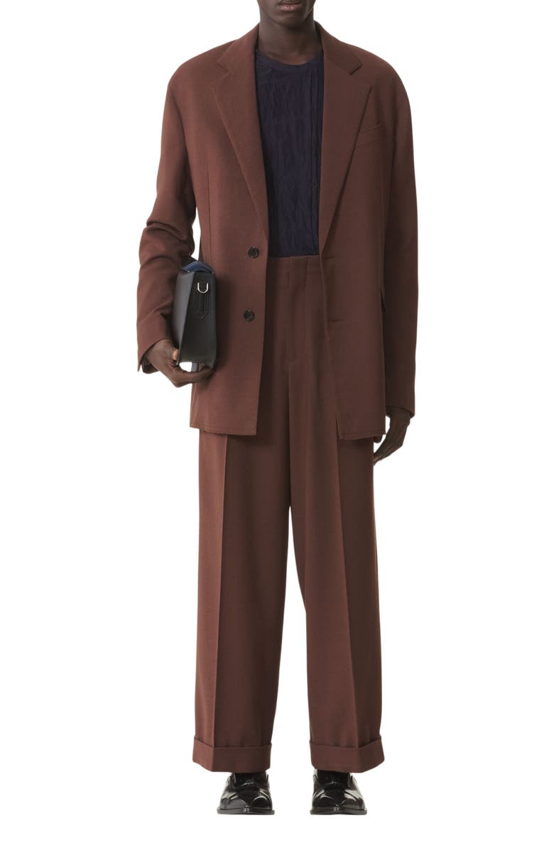 Lanvin Oversized Flannel Jacket, Main, color,