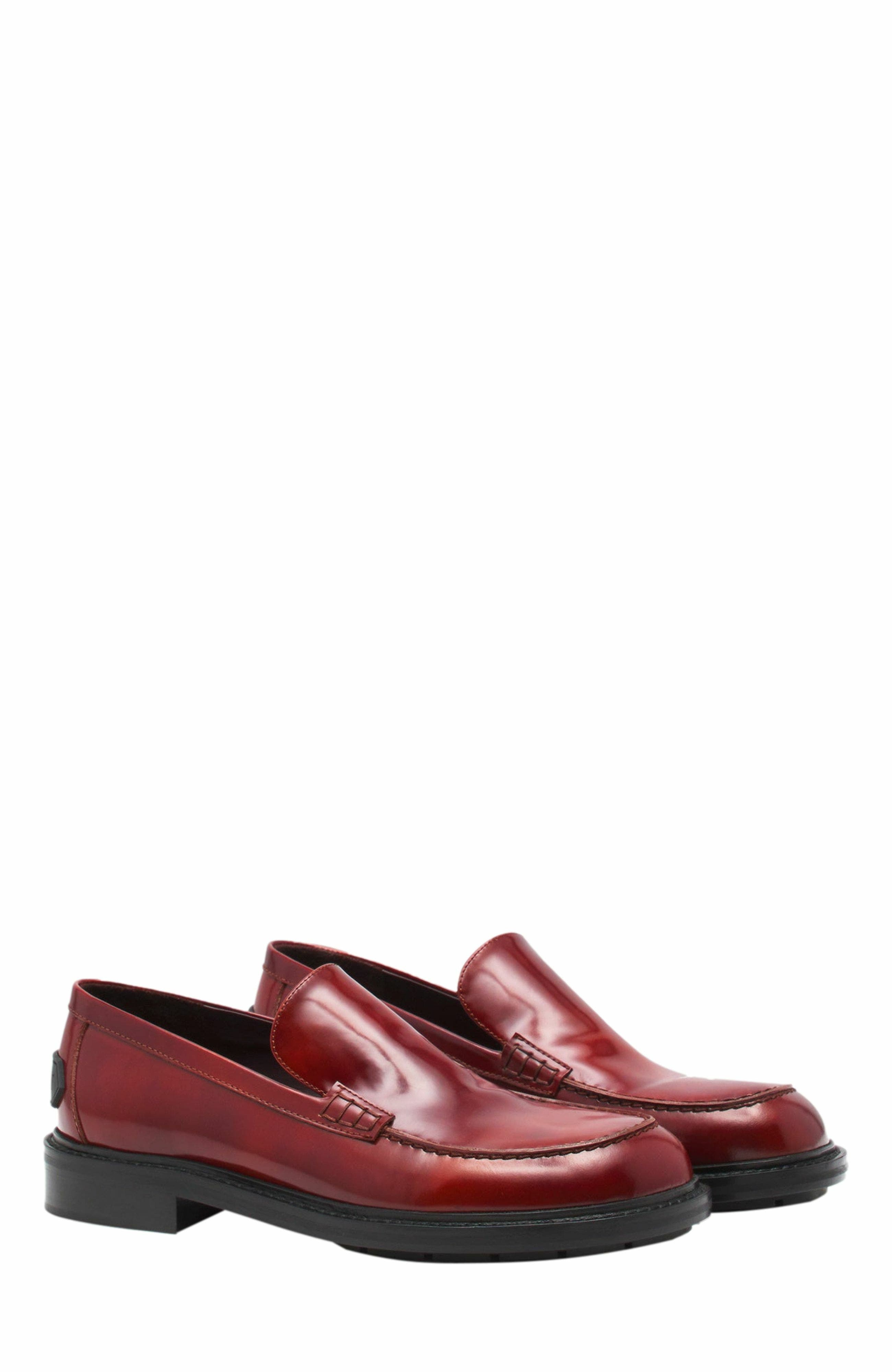 Lanvin Spinto Loafers In Smooth Leather, Alternate, color, 