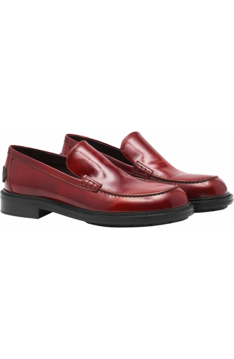 Lanvin Spinto Loafers In Smooth Leather, Alternate, color,