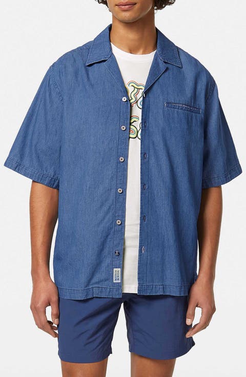 Relaxed Fit Cotton Camp Shirt