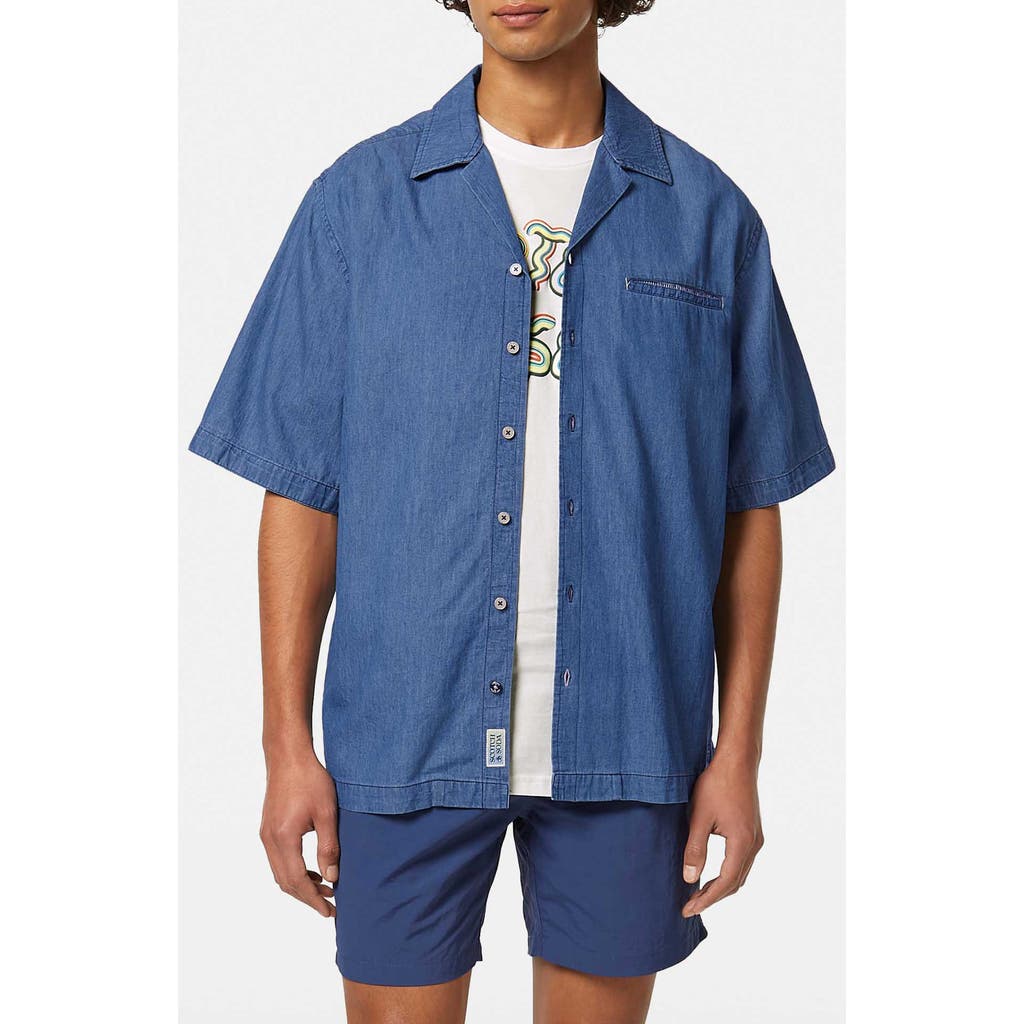 Scotch & Soda Relaxed Fit Cotton Camp Shirt