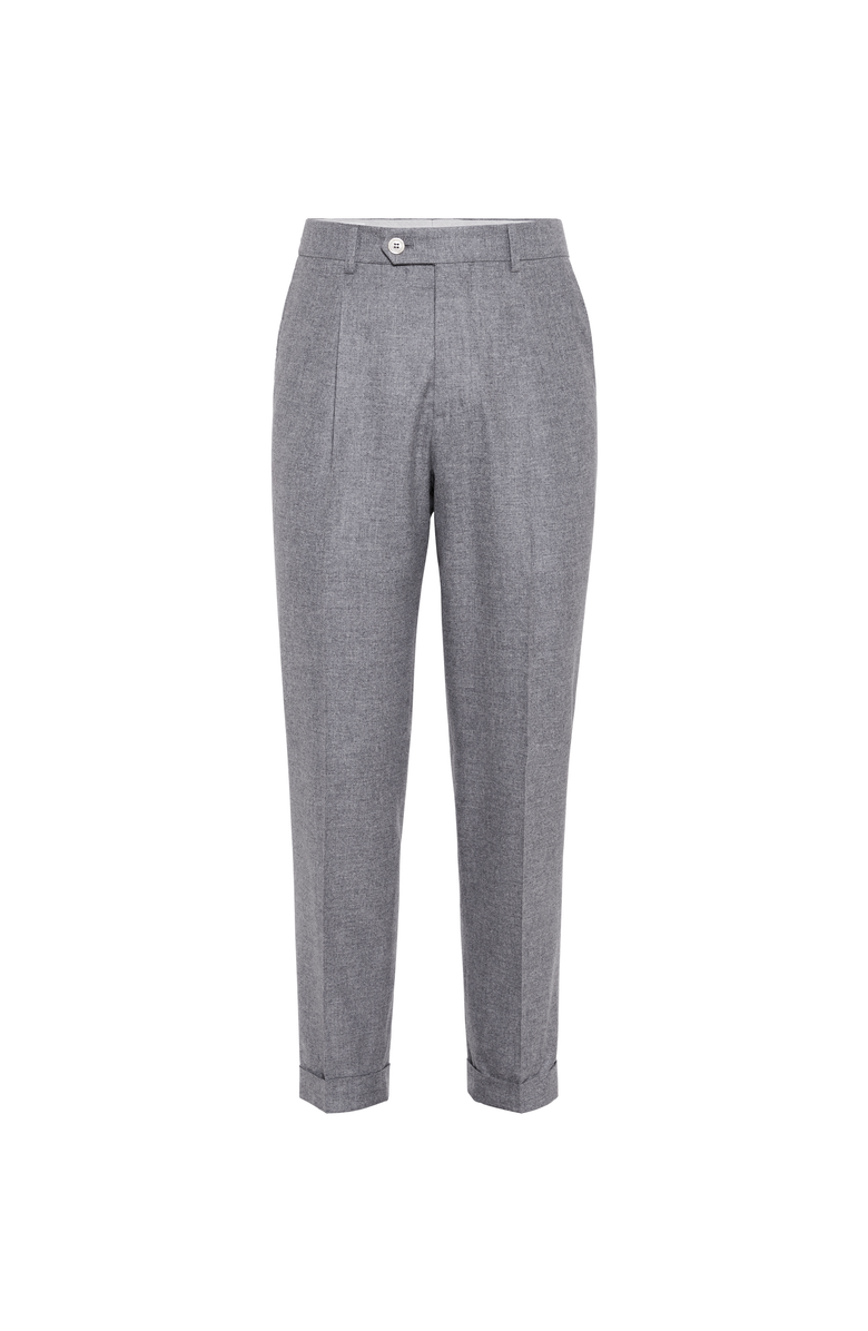 Brunello Cucinelli Flannel trousers, Main, color, Grey