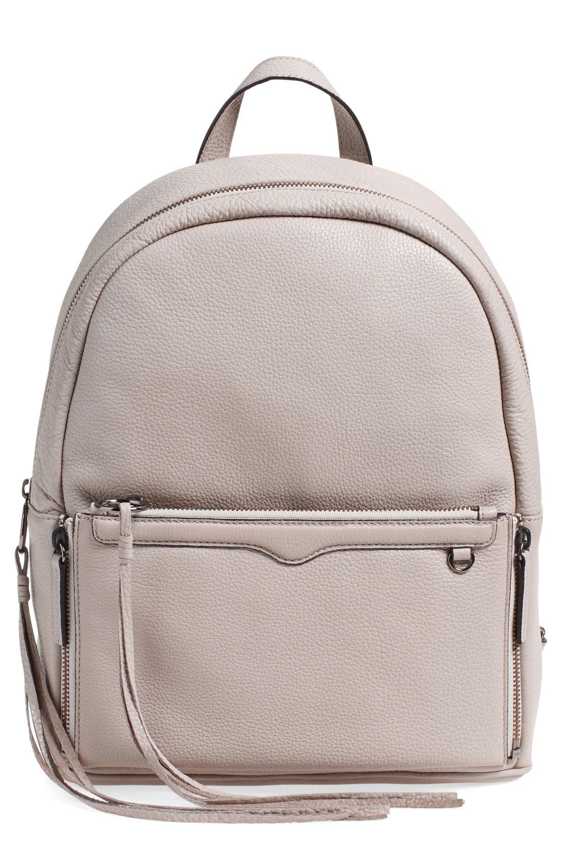'Lola' Backpack with Detachable Crossbody, Main, color, PUTTY/ GUNMETAL HRDWR