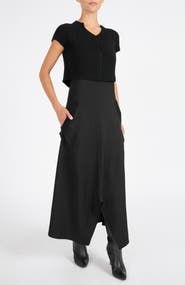 Santorelli Johanna Mix Media Cap Sleeve Midi Dress