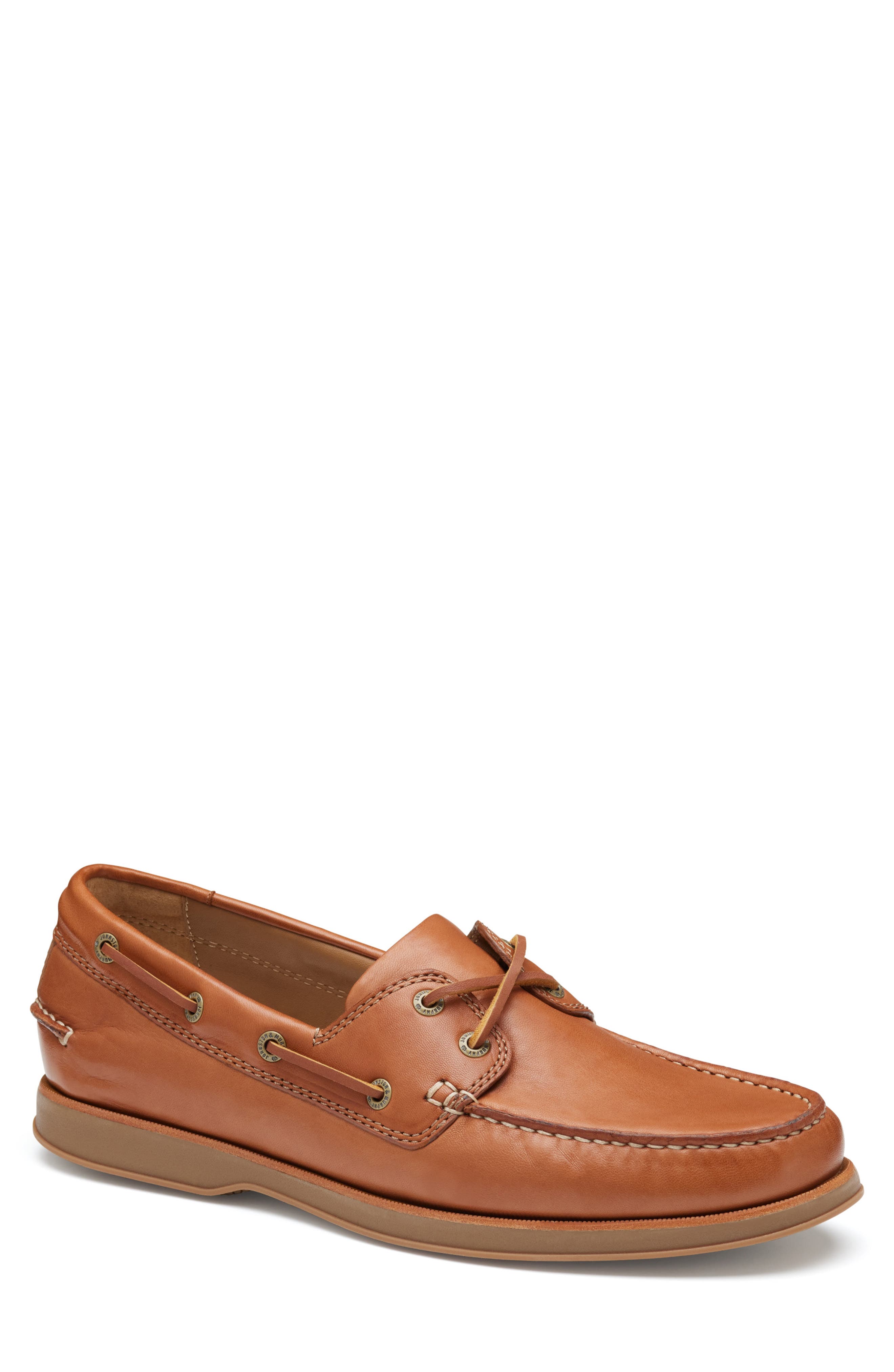 Johnston 
Murphy Monaco Boat Shoe, Main, color, Tan Sheepskin